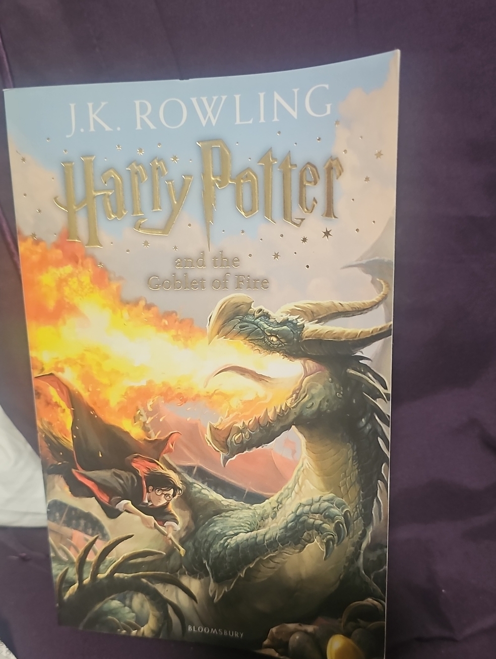 Harry Potter and the Goblet of Fire - Illustrated Cover (Blue, Gold, Green)